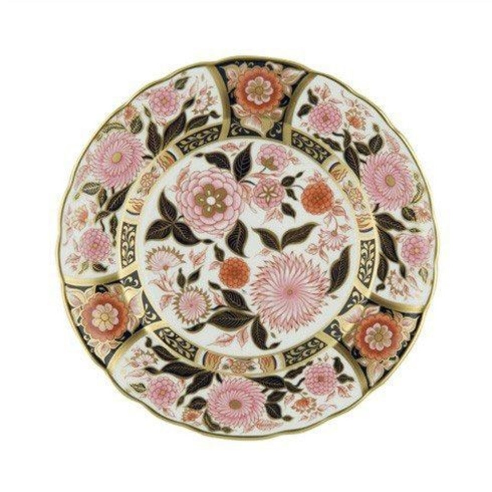 Imari Pink Bouquet Accent Plate by Royal Crown Derby