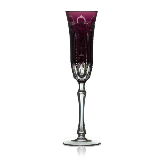 Imperial Amethyst Flute by Varga Crystal