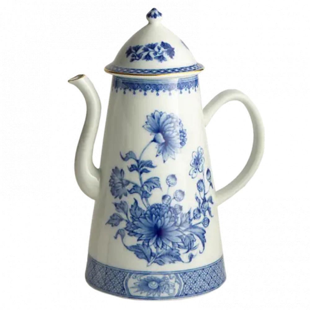 Imperial Blue Coffeepot by Mottahedeh
