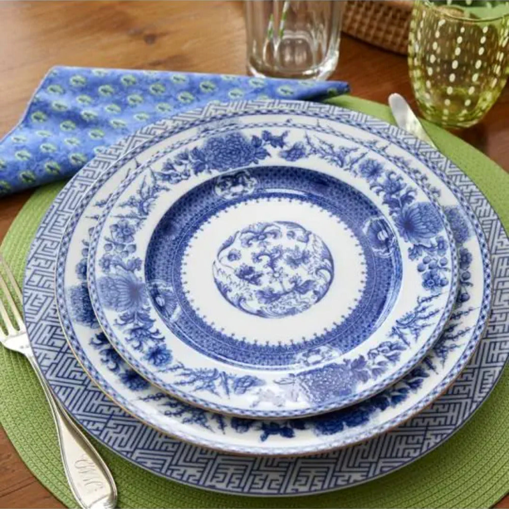 Imperial Blue Dinner Plate by Mottahedeh Additional Image -1