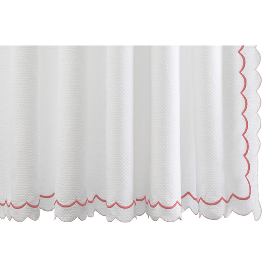 India Pique 72" W x 72" L Shower Curtain Blush