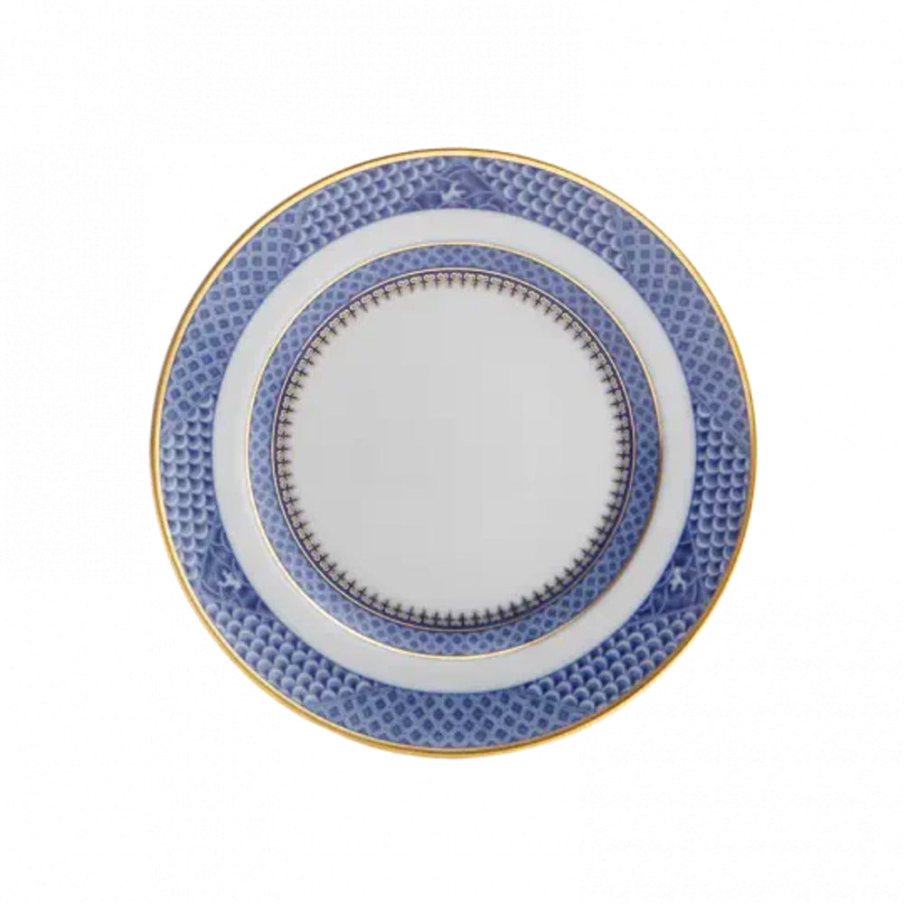 Indigo Wave Bread & Butter Plate by Mottahedeh