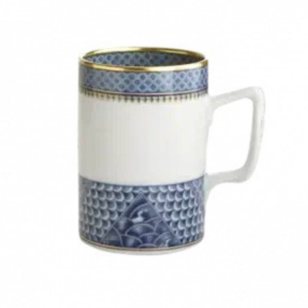 Indigo Wave Mug by Mottahedeh