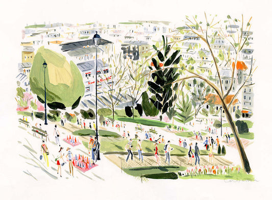 Jardin de Montmartre - Dominique Corbasson by Tiger Flower Studio Additional Image -