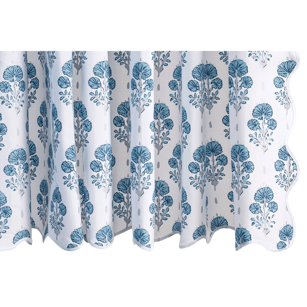Joplin 72" W x 72" L Shower Curtain Mineral Blue