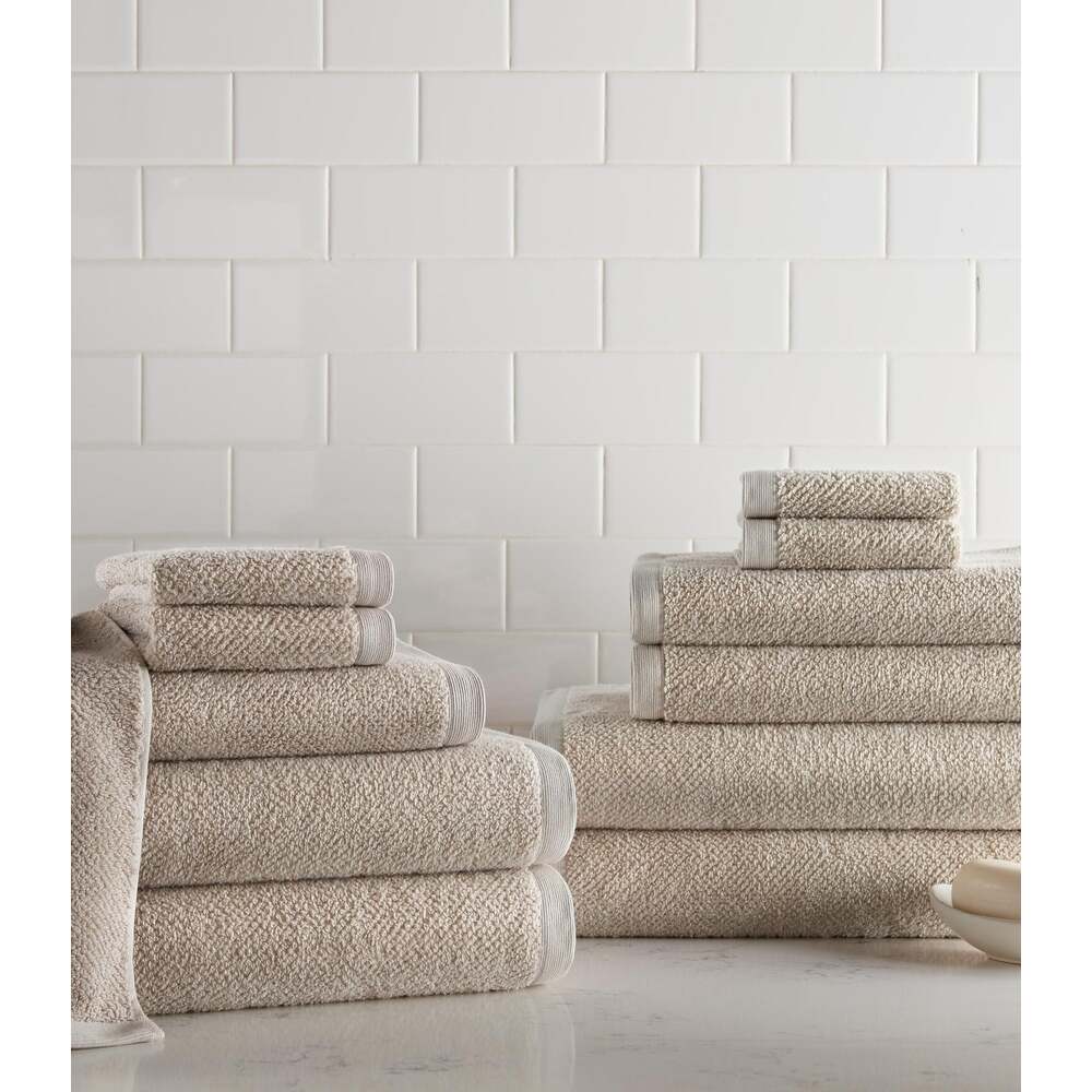 Jubilee Textured Bath Towel Bundle by Peacock Alley  7