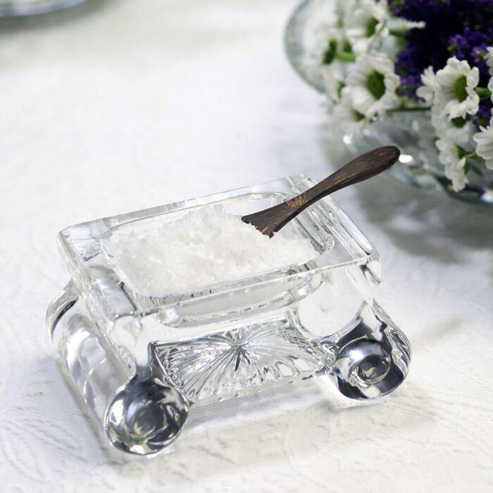 June Salt Dish with Spoon by William Yeoward 2