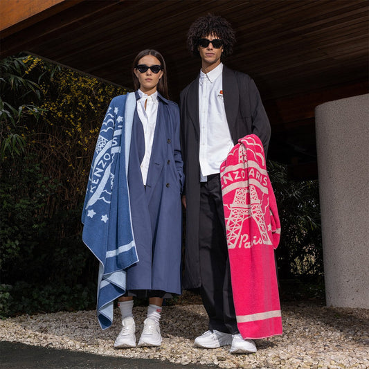 K Eiffel Jacquard Beach Towel by Yves Delorme