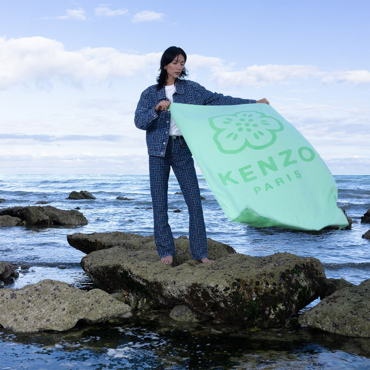 K Hanko Jacquard Beach Towel - Foutas by Yves Delorme 6