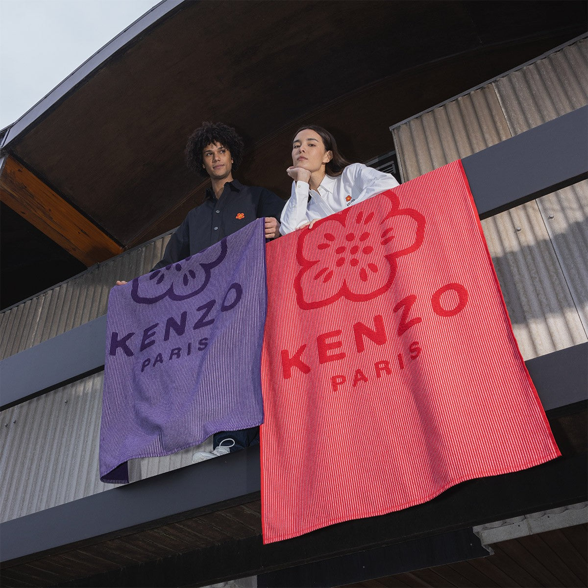 K Hanko Jacquard Beach Towel - Foutas by Yves Delorme