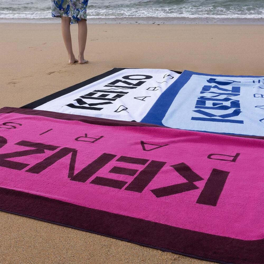 K Label Beach Towel by Yves Delorme 4