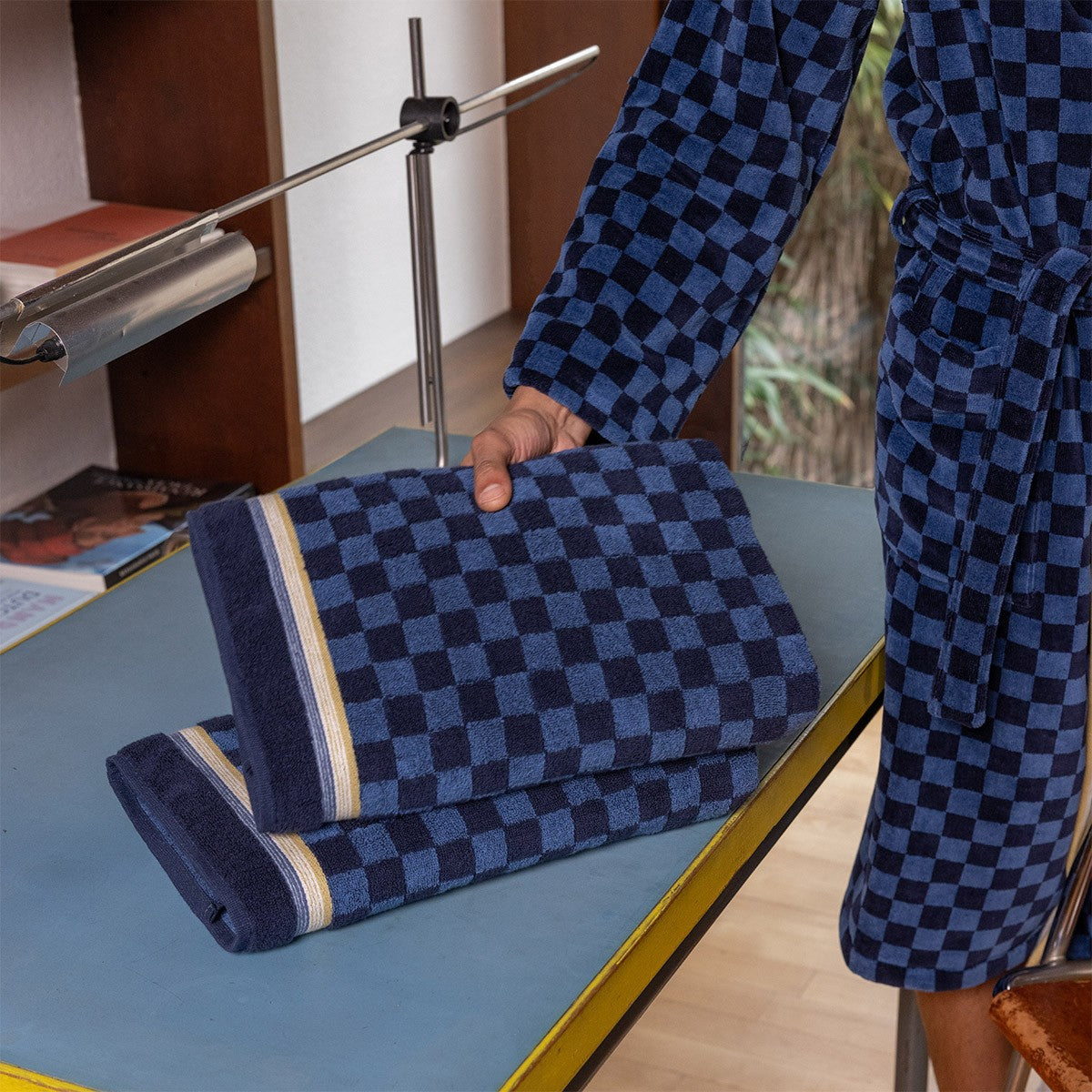 K Origami Bath Towels by Yves Delorme
