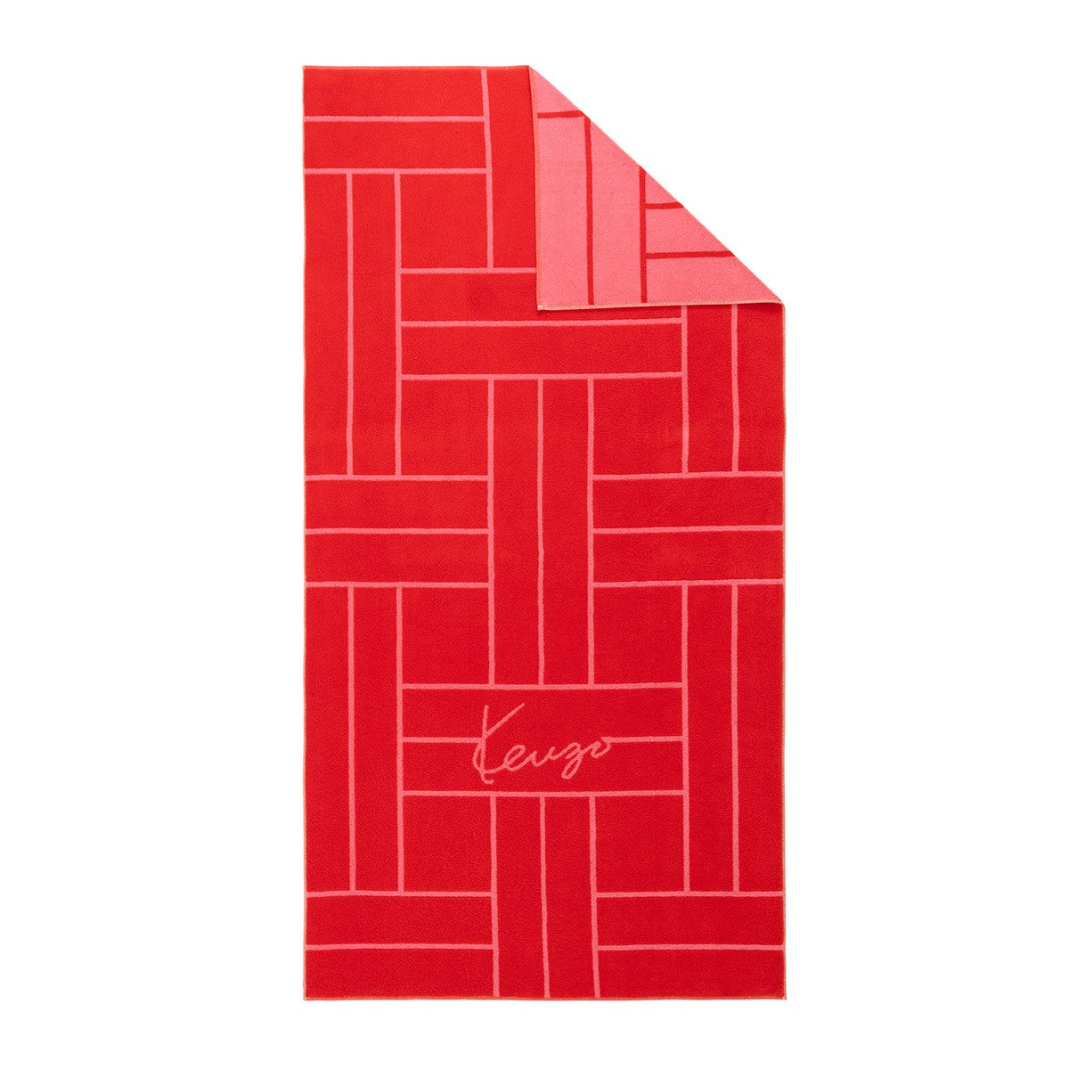 K Tatami Jacquard Beach Towel by Yves Delorme 5