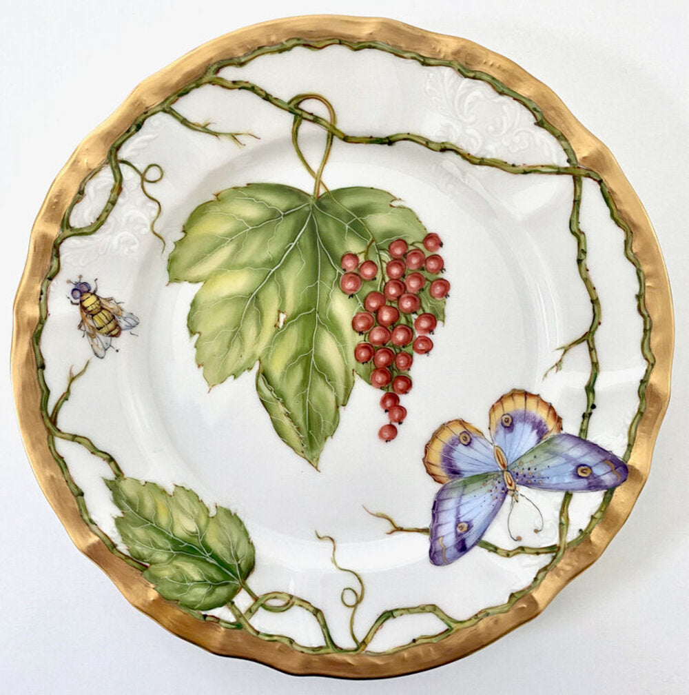 K11 - Red Berry Salad/Dessert Plate by Anna Weatherley