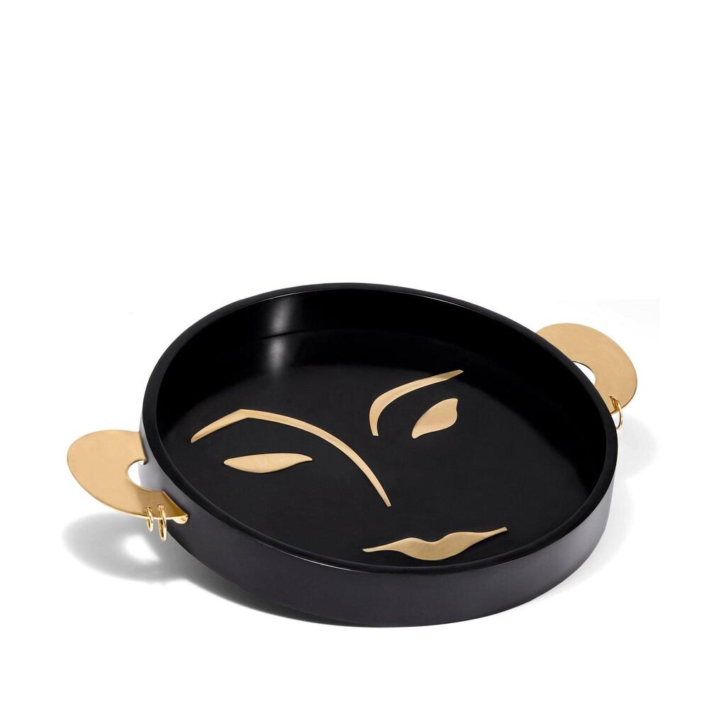 Kelly Behun Henri Round Tray by L'Objet 1