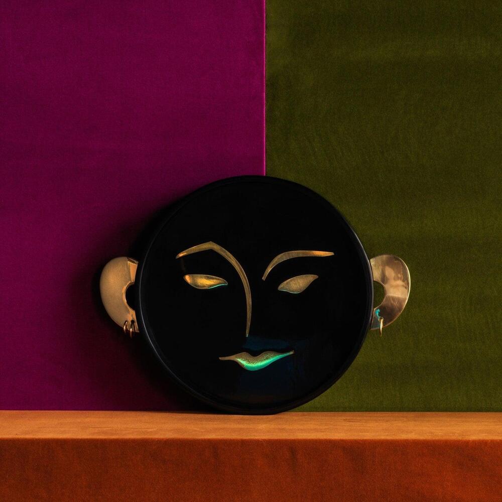 Kelly Behun Henri Round Tray by L'Objet 2