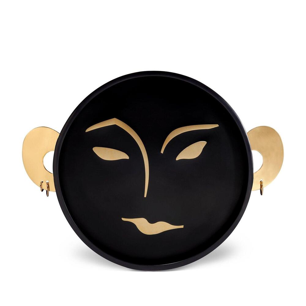 Kelly Behun Henri Round Tray by L'Objet