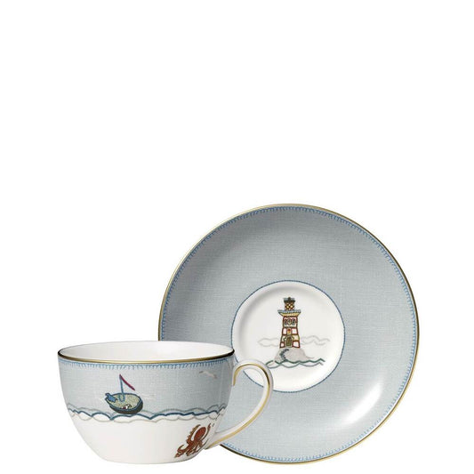 Kit Kemp Sailor'S Farewell Breakfast Cup And Saucer by Wedgwood