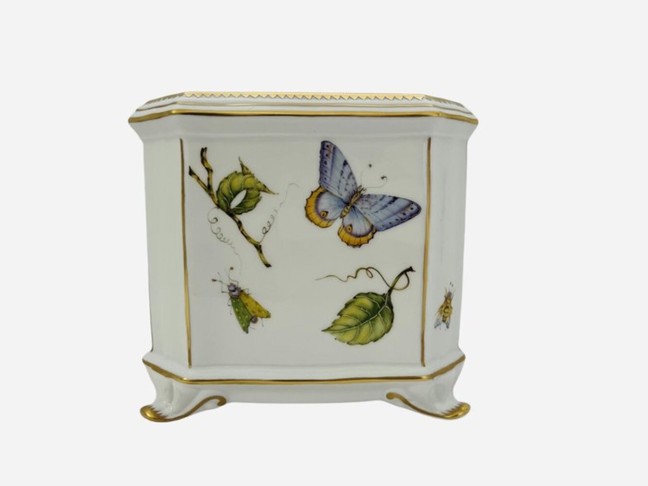 KM68 - Floral Square Cachepot by Anna Weatherley 2