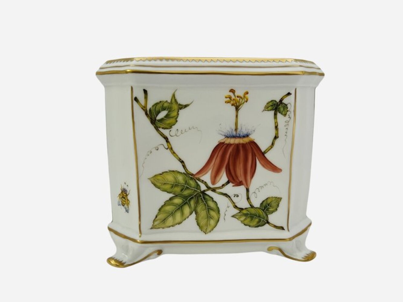 KM68 - Floral Square Cachepot by Anna Weatherley