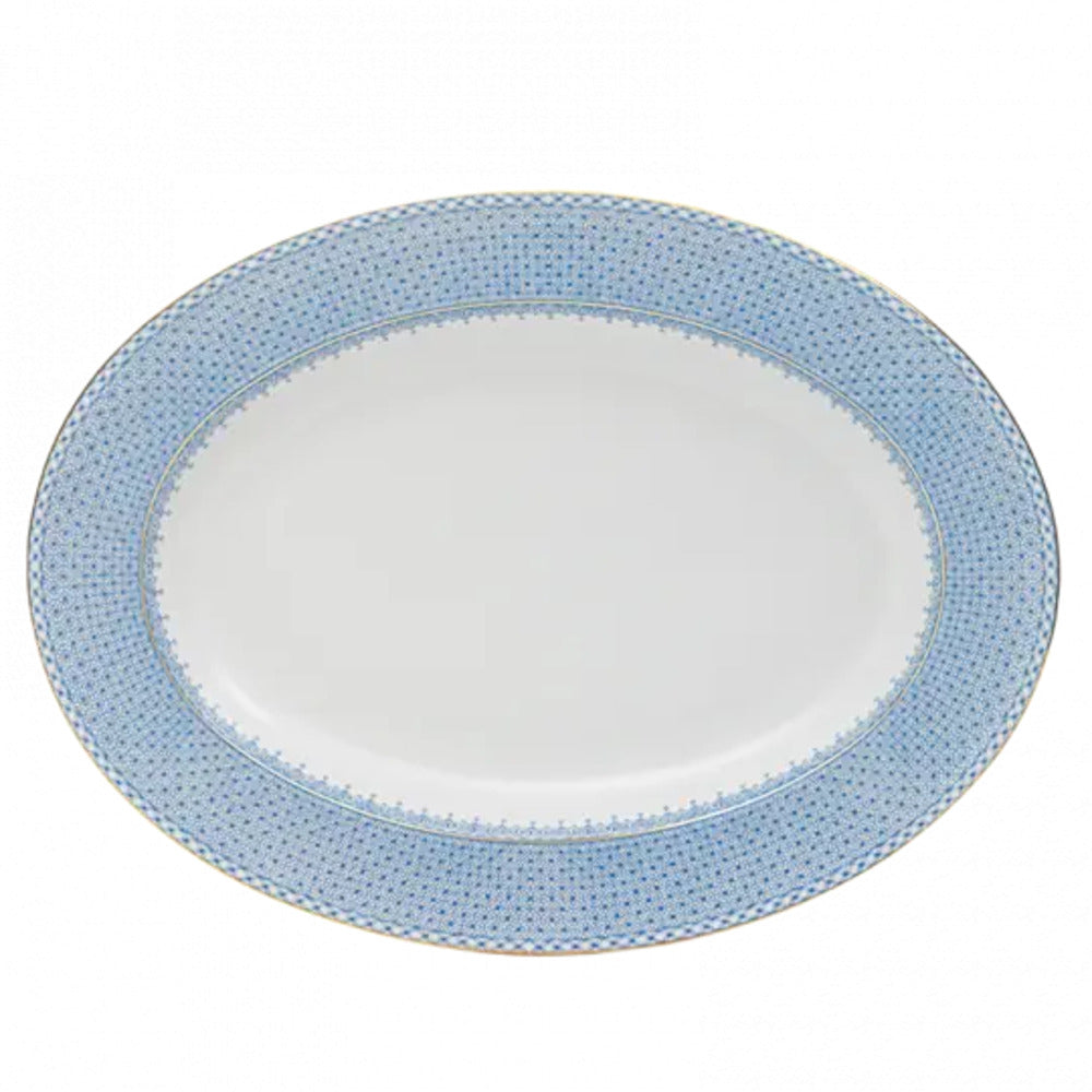 Lace Oval Platter by Mottahedeh Additional Image -2