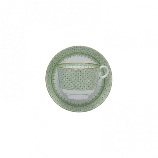 Lace Tea Cup & Saucer by Mottahedeh
