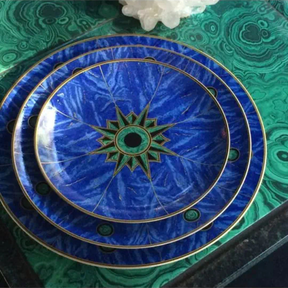 Lapis Dessert Plate by Mottahedeh Additional Image -1