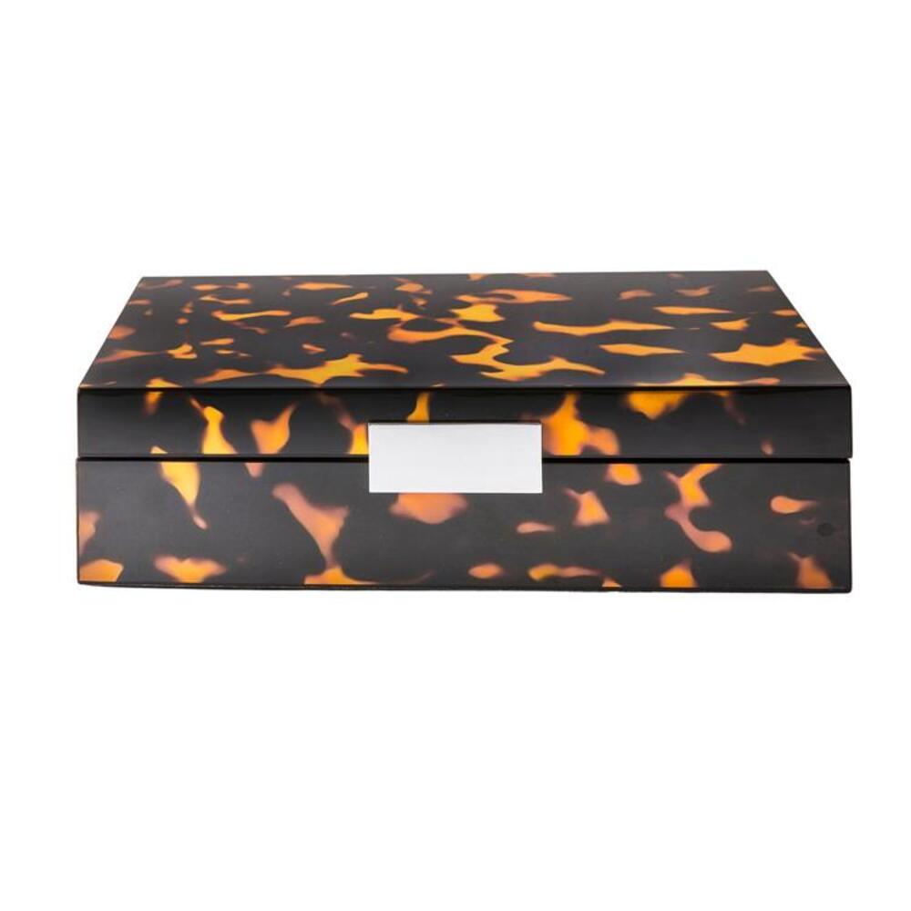 Large Tortoiseshell Box with Silver by Addison Ross 1