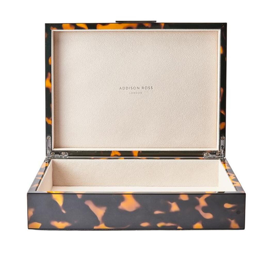 Large Tortoiseshell Box with Silver by Addison Ross
