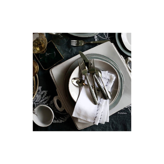 LASTRA GRAY SQUARE PLATTER by Vietri 4