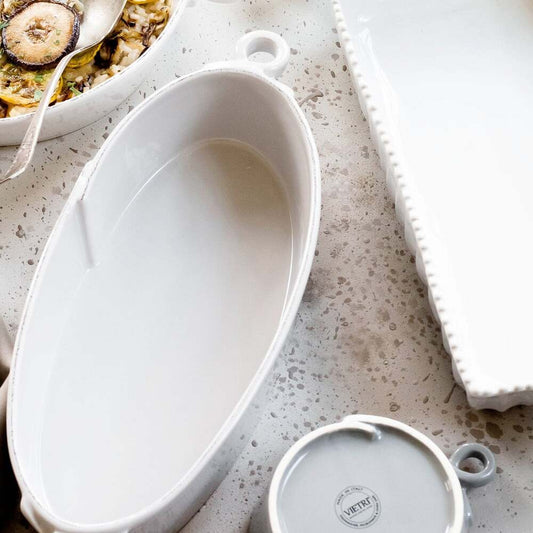 Lastra Handled Oval Baker by VIETRI by Additional Image -1