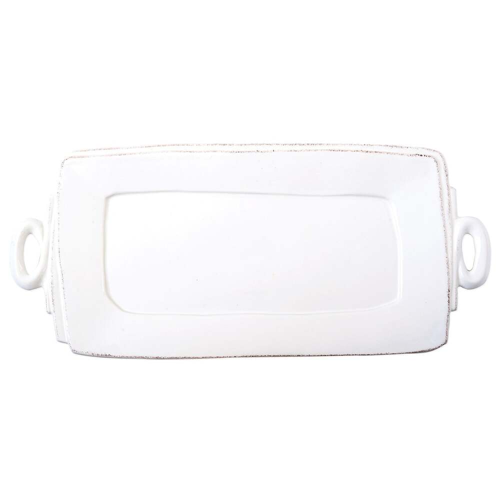 Lastra Handled Rectangular Platter by VIETRI