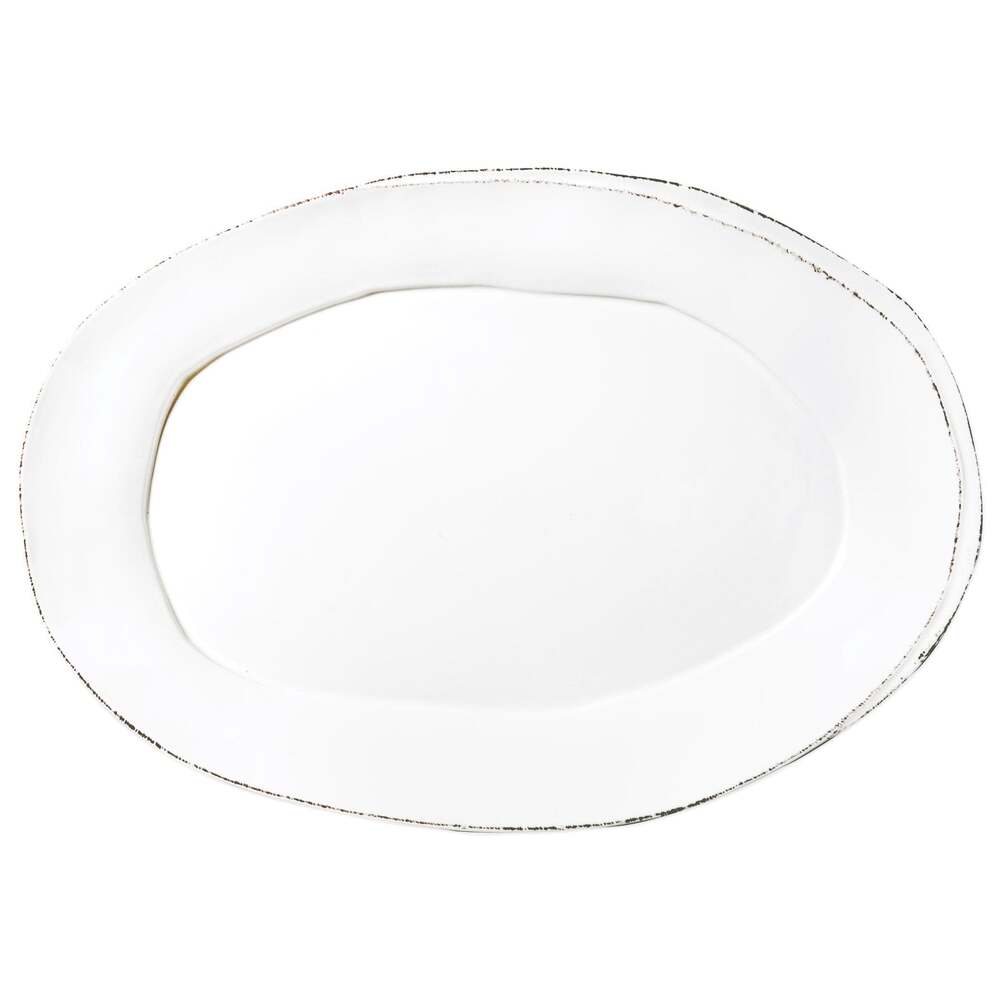 Lastra Oval Platter by VIETRI