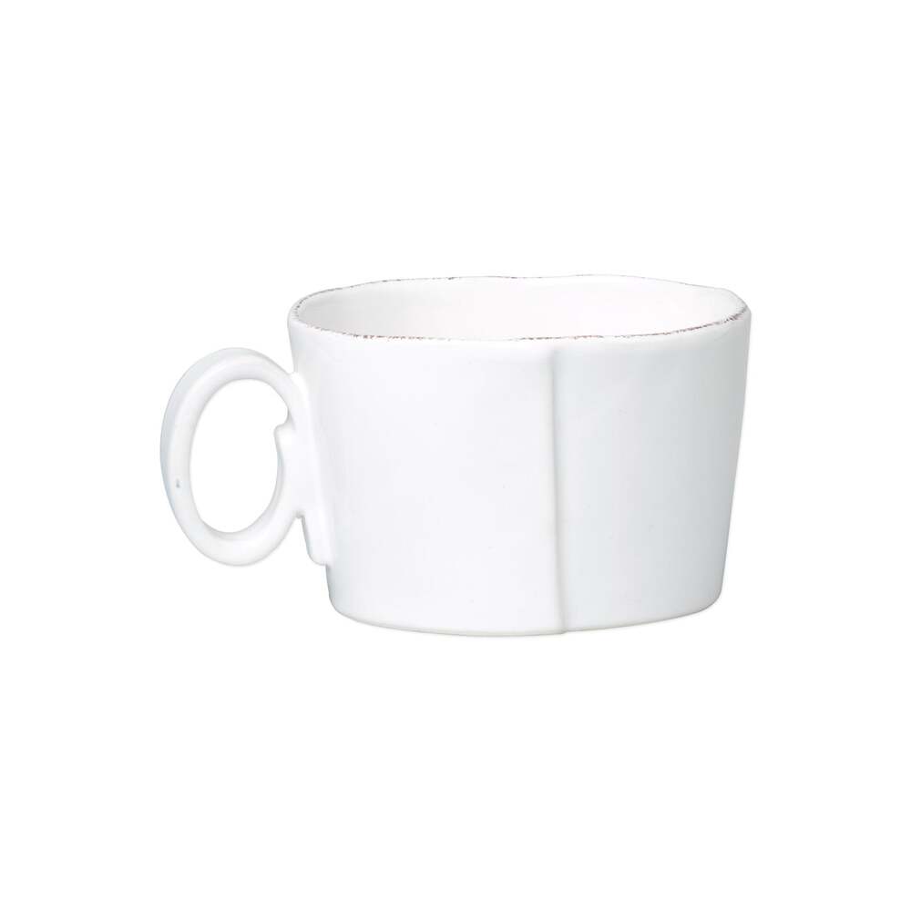 Lastra White Jumbo Cup by VIETRI