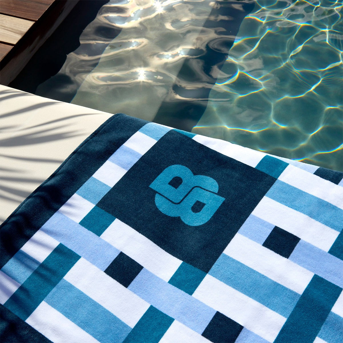 Latice Printed Beach Towel by Yves Delorme 5
