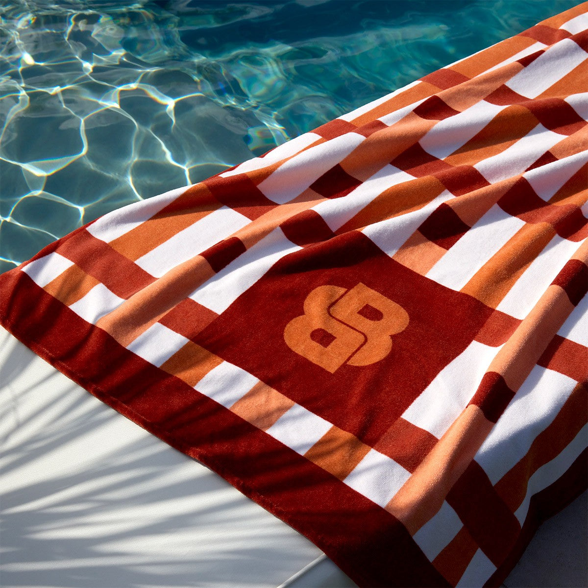 Latice Printed Beach Towel by Yves Delorme