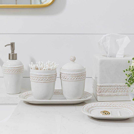 Le Panier Tissue Cover - Whitewash by Juliska Additional Image - 1