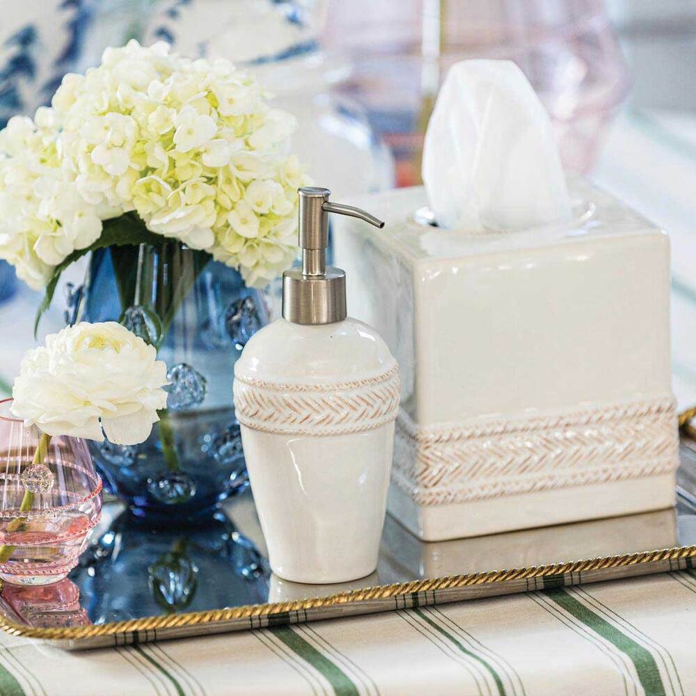 Le Panier Tissue Cover - Whitewash by Juliska Additional Image - 2
