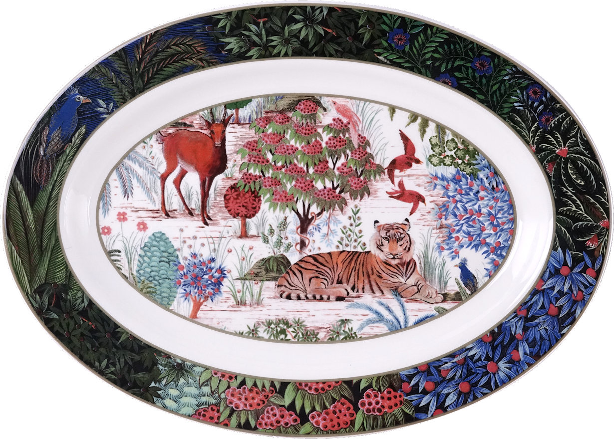 Le Jardin Du Palais Oval Platter