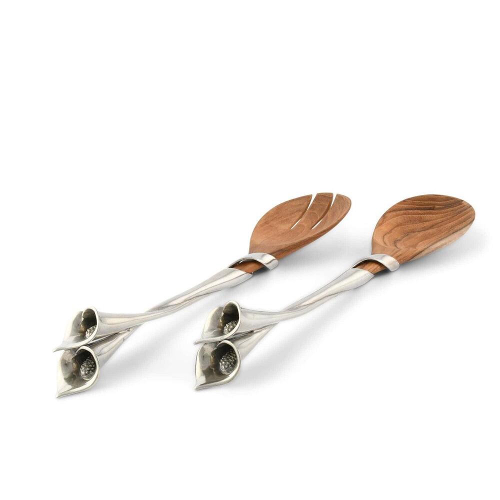 Lily Salad Servers by Vagabond House 1
