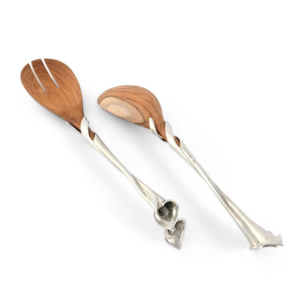 Lily Salad Servers by Vagabond House 2
