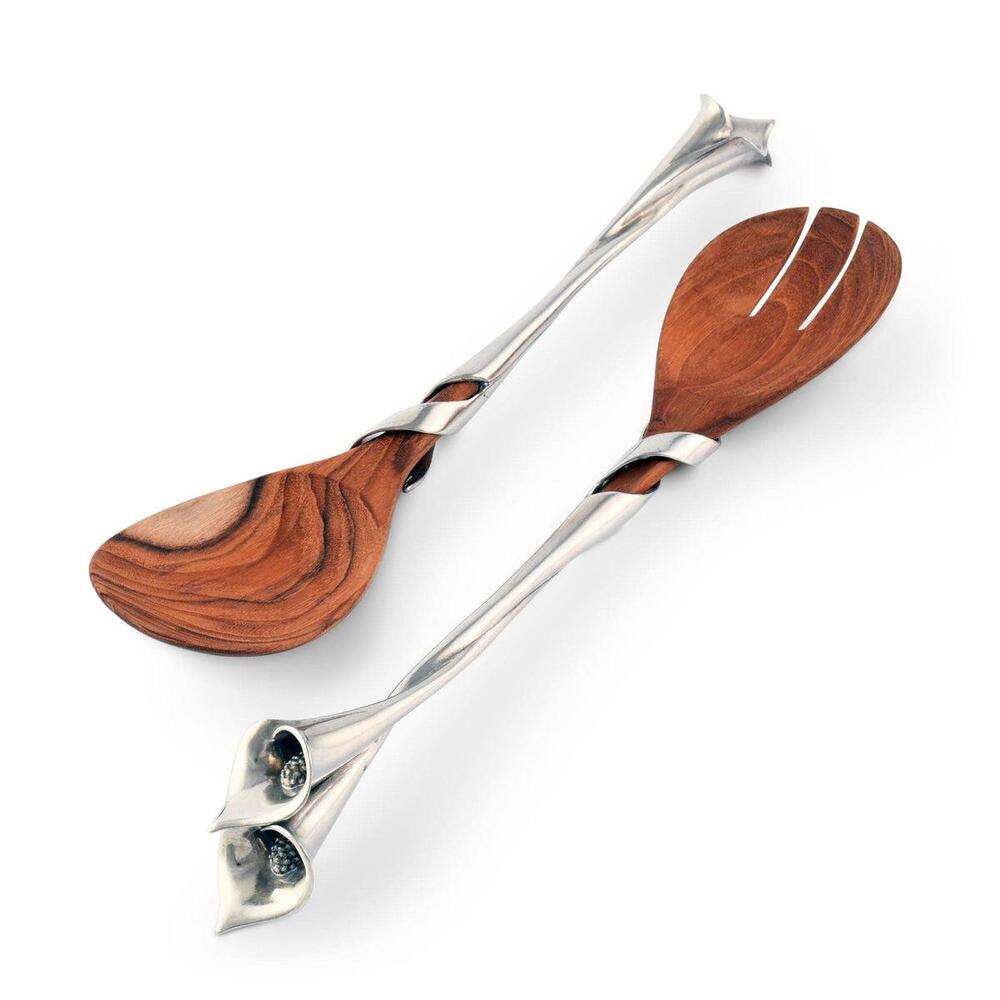 Lily Salad Servers by Vagabond House 3