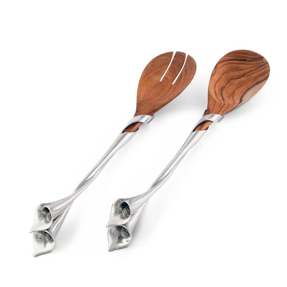 Lily Salad Servers by Vagabond House