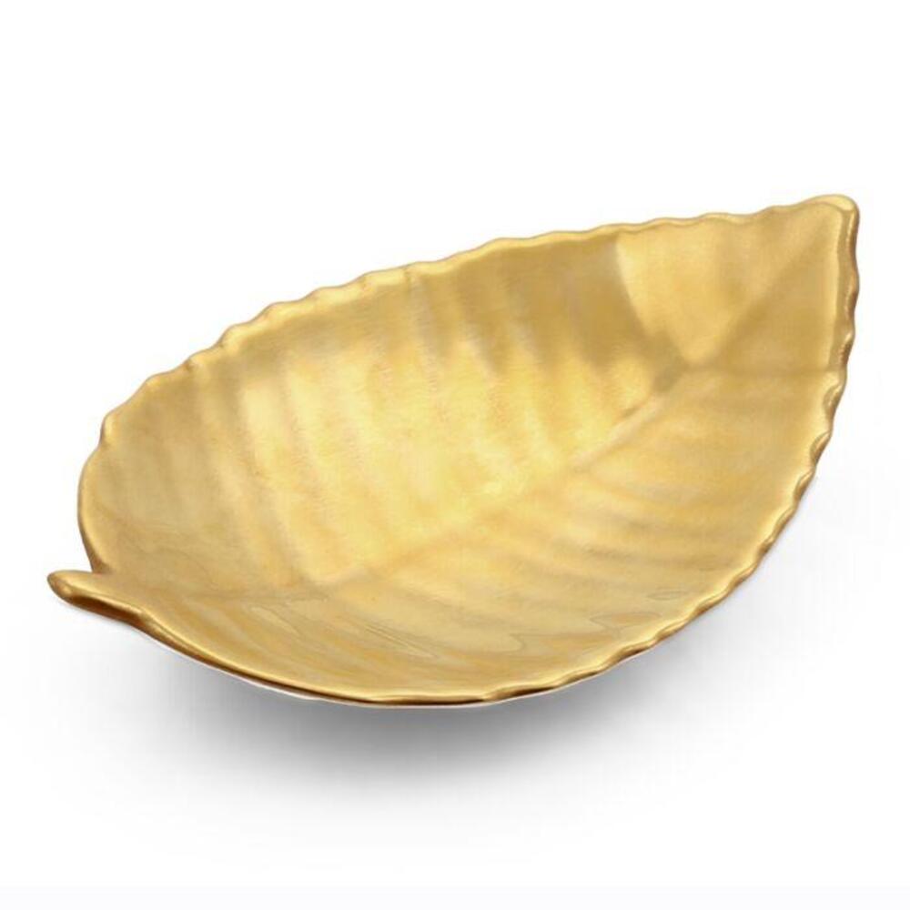 Linden Gold Leaf Dish by William Yeoward