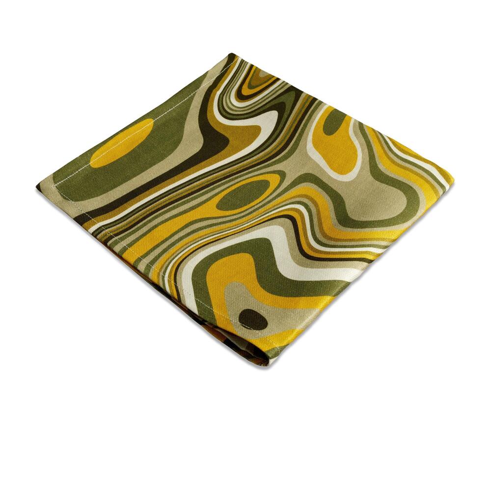 Linen Sateen Waves Napkins - Set of 4 by L'Objet 1