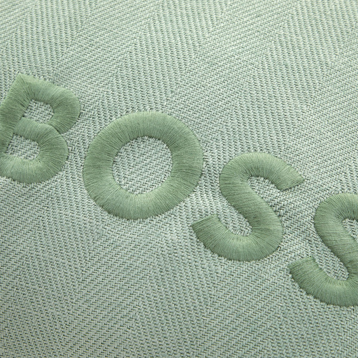 Lino Bold Logo Decorative Pillow by Yves Delorme 1