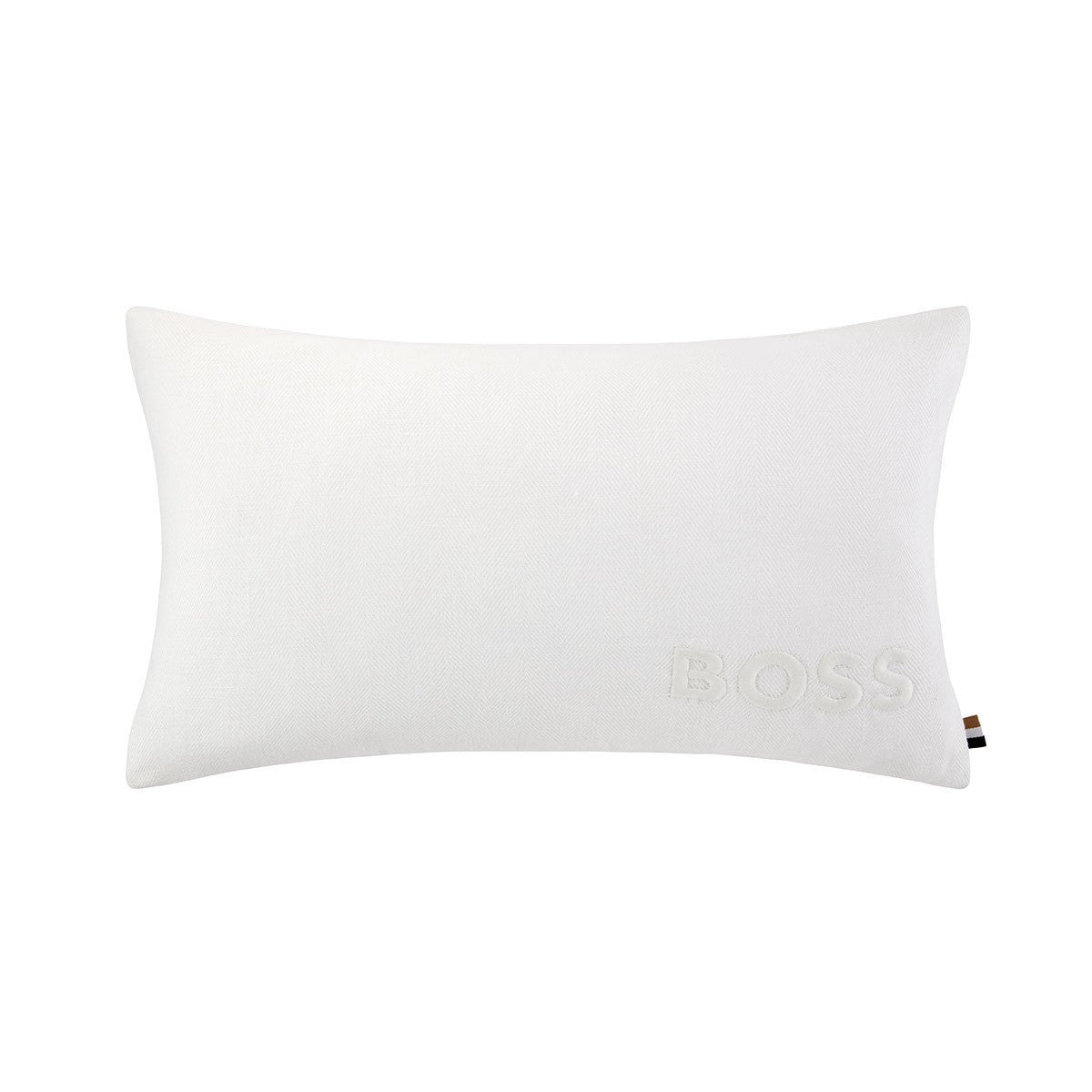 Lino Bold Logo Decorative Pillow by Yves Delorme 5