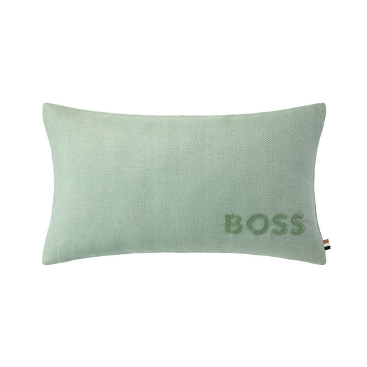 Lino Bold Logo Decorative Pillow by Yves Delorme