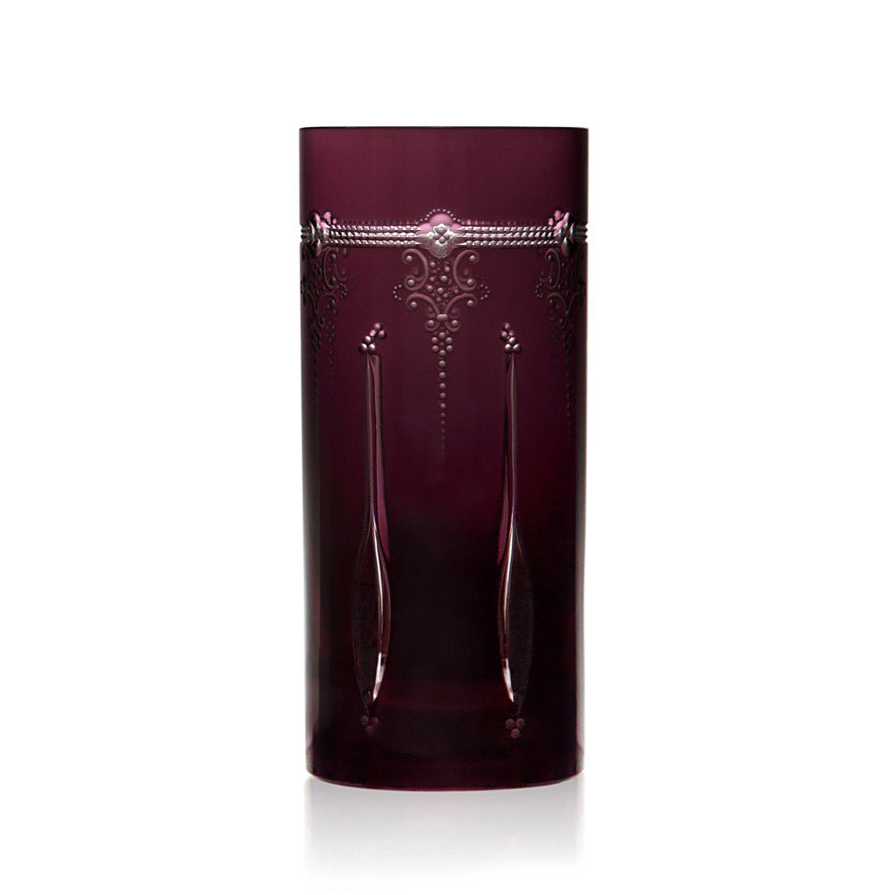 Lisbon Amethyst Highball by Varga Crystal