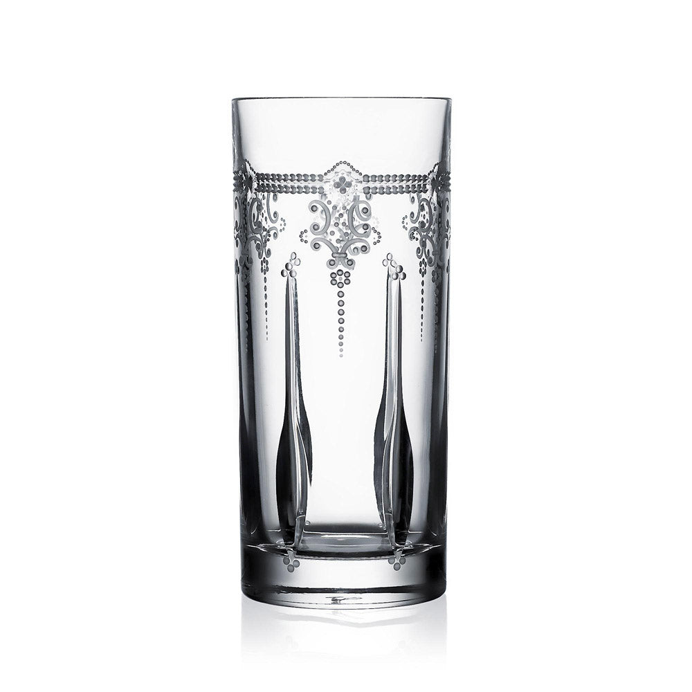 Lisbon Clear Highball by Varga Crystal
